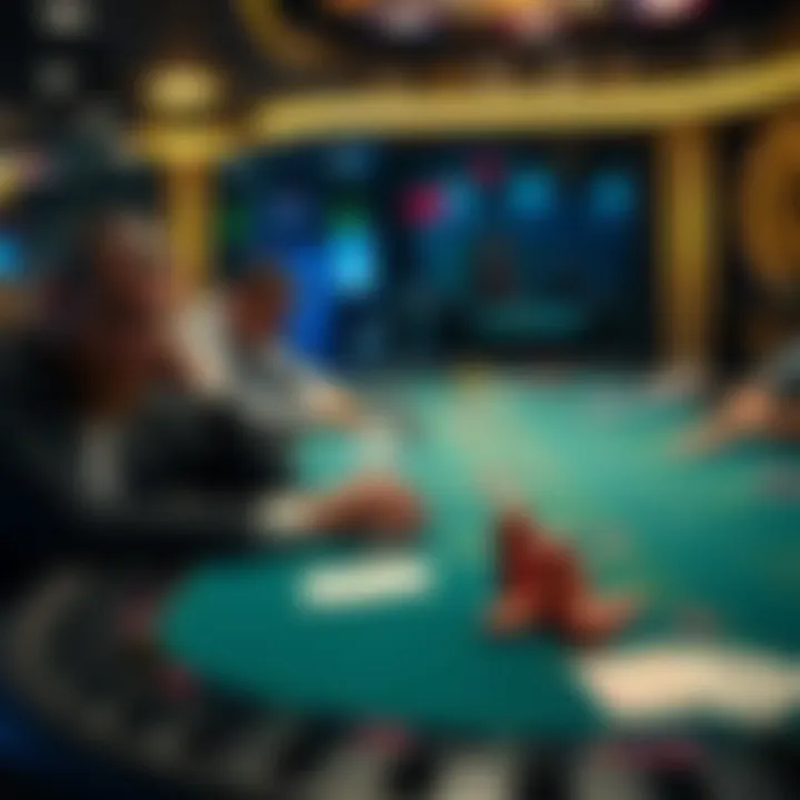 A blackjack table in Las Vegas showing frustrated players after encountering bad rules.