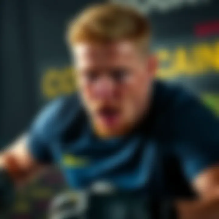 Bo Nickal training intensely, showing determination and focus as he aims for the championship title.