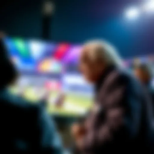 Bob Baffert being discussed during a NBC horse racing broadcast