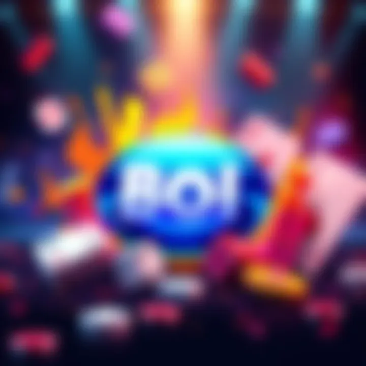 Illustration showing the Bol logo with symbols of online betting like dice and cards