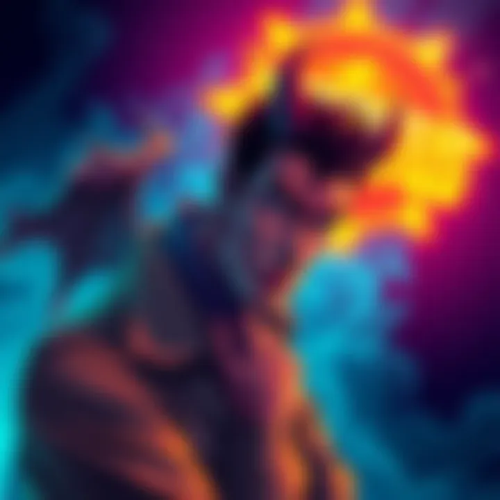 Illustration of a person contemplating a risky bet with a glowing bonus symbol in the background