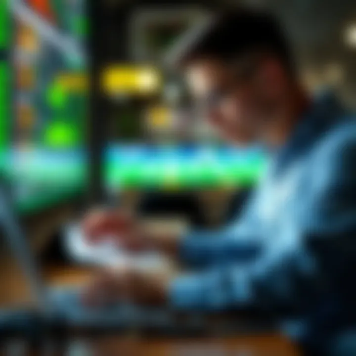 Bonus HR in Sports Betting A person analyzing betting strategies with a laptop and notes, highlighting the use of HR bonuses for better outcomes.