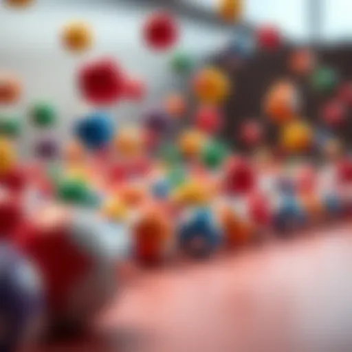 Bouncing Balls A colorful array of balls bouncing off a surface, representing chance and strategy in a project.