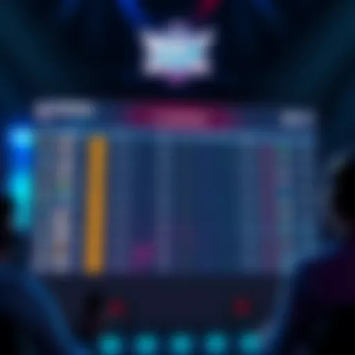 Screenshot of the Bounty Masters leaderboard showing player rankings and points after tournaments