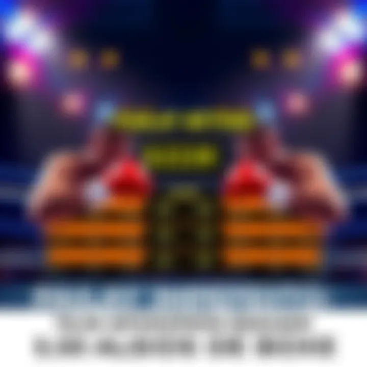 A visual representation of boxing betting odds and a parlay card showing potential gains from a $220 investment.