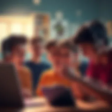 Boys upset about a proposal, discussing animatedly on forums