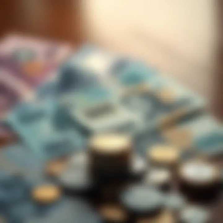 Close-up of Brazilian real notes and coins on a table, reflecting the impact on daily finances