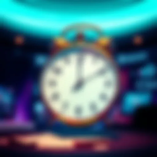A graphic showing a clock and money symbols, indicating anticipation for Breeze deposits this weekend