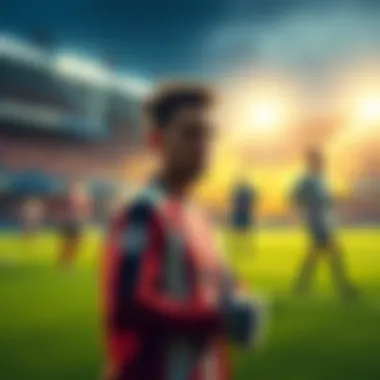 Brentford and Chelsea players warming up before an exciting soccer match, with a focus on Schade, who scored in the last game, set against a vibrant stadium backdrop