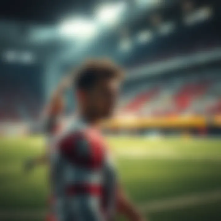 Brenton Strange playing football, showing his focus before an injury occurred