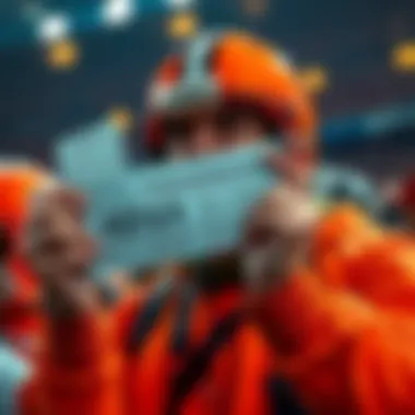 Browns fan holding a betting slip with excitement about an $11K wager on Thursday Night Football.