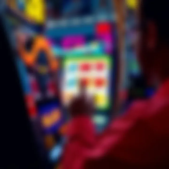 A player prepares to bet $125 on a Buffalo slot machine, filled with excitement and anticipation.