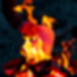 A person carefully burning a document in a fire pit to protect sensitive information.