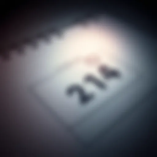 A calendar page showing today's date marked prominently, indicating a significant monthly event