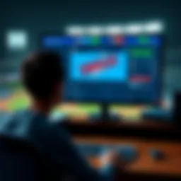 A person looking frustrated at a computer screen showing a canceled bet on a baseball game involving the Dodgers