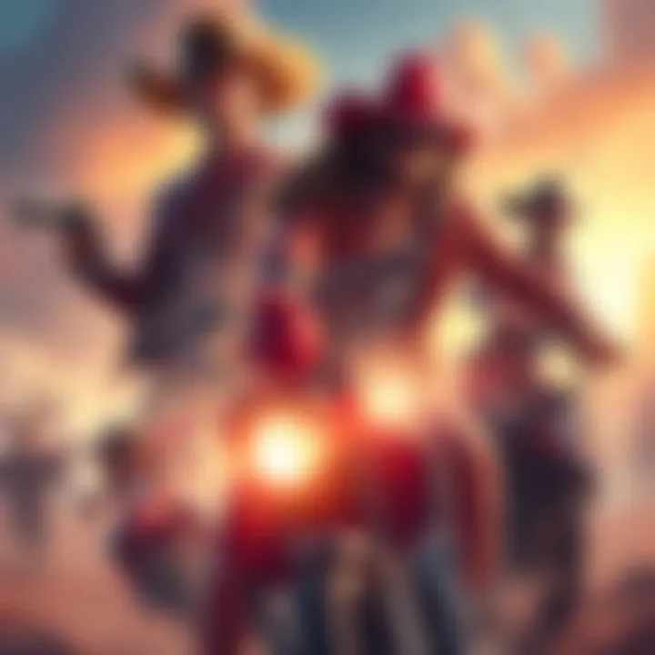 A dynamic scene featuring the Cardiac Cowboys characters in action, showcasing their latest updates and exciting features.