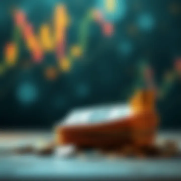 A representation of a small cash investment growing into a larger amount, symbolizing financial success.