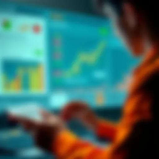 A person looking at financial charts and calculations, contemplating cash out decisions