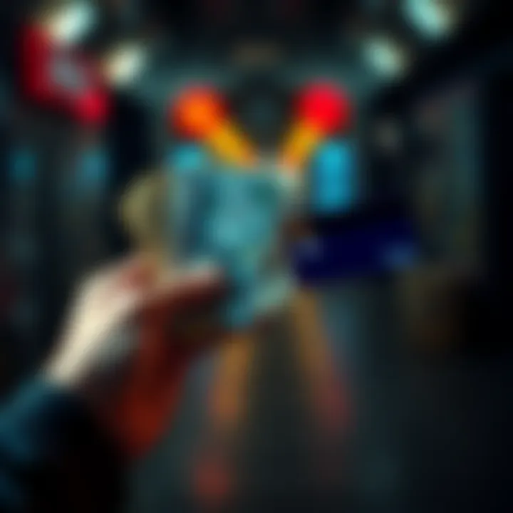 A person holding cash in one hand and a credit card in the other, symbolizing the debate on payment methods.