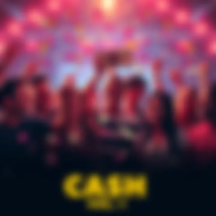 Group of people celebrating the success of Cash Vol 1 with confetti and smiles