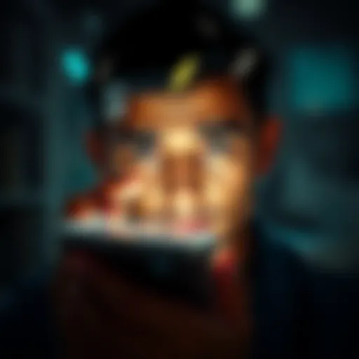 A person looking at a smartphone with a puzzled expression, showing no cashback rewards in their account after two weeks. Currency symbols are faintly visible in the background.