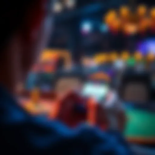 A person looking at their phone with a casino app open, showing a roulette game and a winning notification