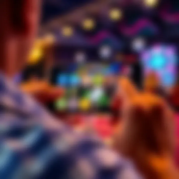 Casino apps on Facebook and Messenger A person playing casino games on a smartphone, showing popular casino app icons from Facebook and Messenger.