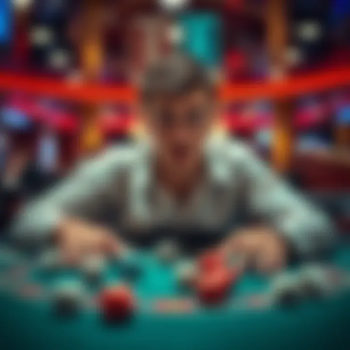 A player looks frustrated at a casino table after being told of a 'No Roll' rule during a game of dice on a cruise ship.