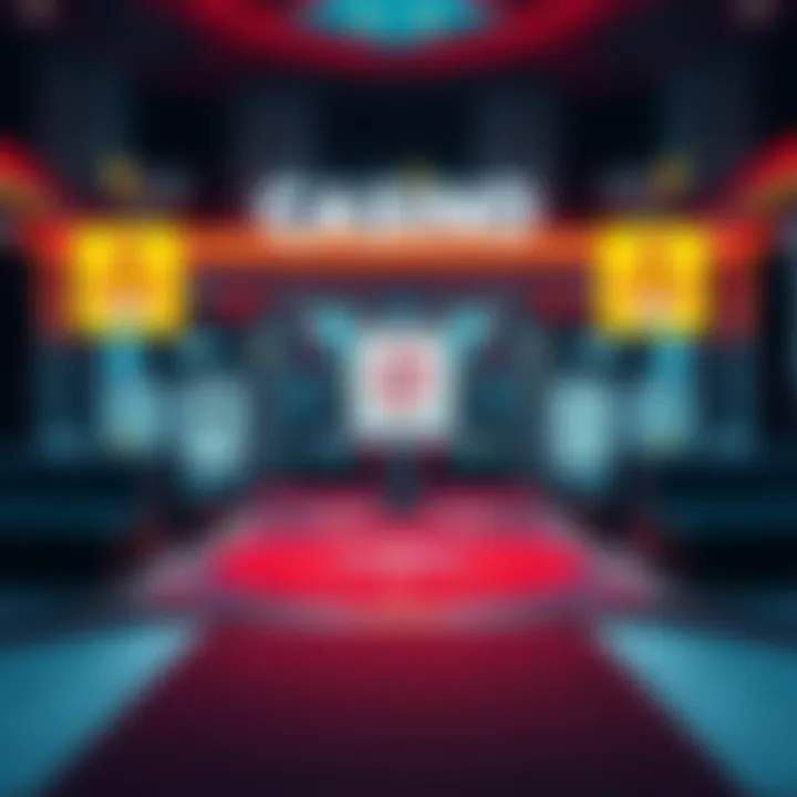 Casino entrance with warning signs A casino entrance displaying signs warning against self-exclusion, highlighting the issue of voluntary exclusion and its effectiveness.