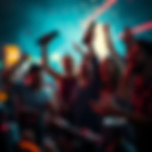 A group of players celebrating their wins at an online casino during early morning hours