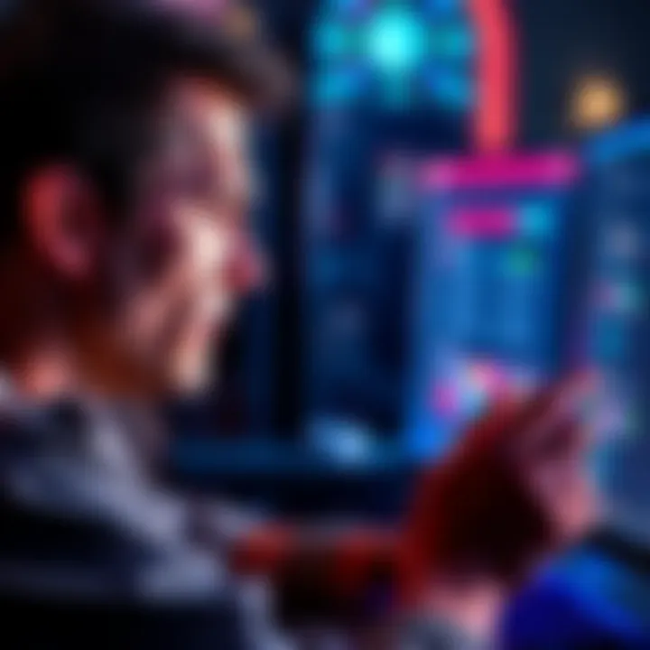 A frustrated person looking at a computer screen with a worried expression, reflecting on issues with withdrawing money from an online casino.