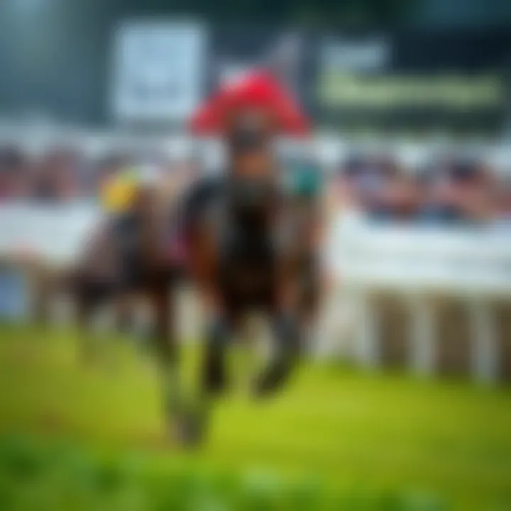 A racehorse named Casual Observer running energetically during a race in Hexham, showcasing its potential and determination.