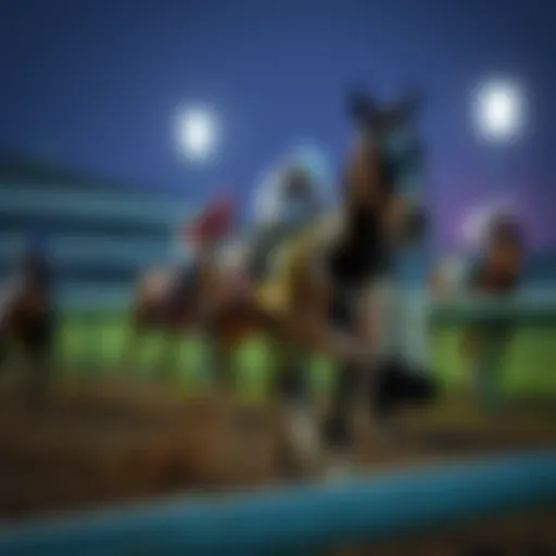 Cavalo Finger after the race Cavalo Finger looking tired after finishing last in the Pacific Classic Stakes