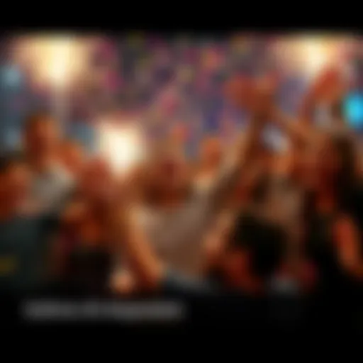 A group of people joyfully celebrating, throwing confetti and smiling, capturing the spirit of enthusiasm in the moment.