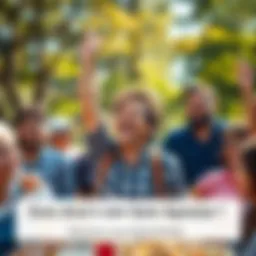 A person joyfully celebrating two years of living without gambling, surrounded by family and friends, showcasing happiness and support in a sunny park setting.