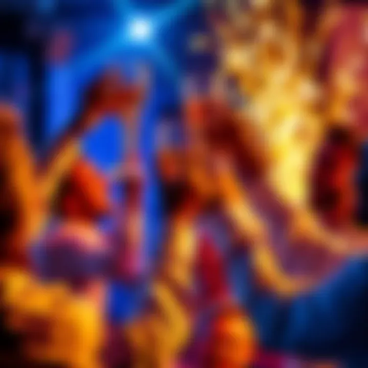 A group of people raising glasses in a toast, celebrating achievements and victories together.