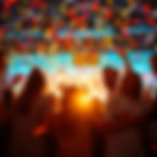 Celebration of Success A group of people celebrating a significant achievement with confetti and smiles, showing unity and joy.