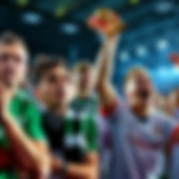 An image showing contrasting emotions of Celtics fans looking worried and Real Madrid fans celebrating a victory, showcasing the mood in sports this season.