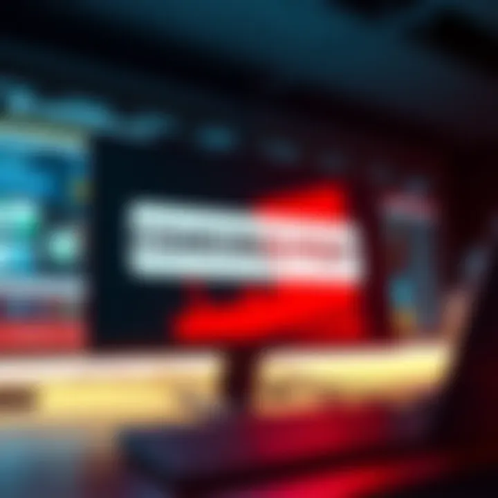 A computer screen showing a message indicating that content has been removed due to censorship.