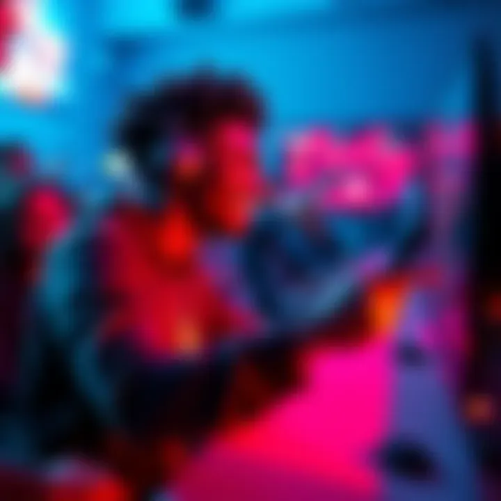 Charlayy engaging with viewers during the live stream event, showcasing excitement and interaction.