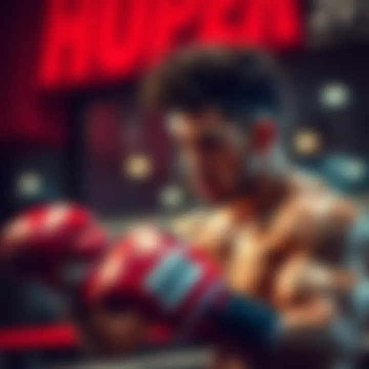 Chase Hooper training in the gym, focused on his upcoming match against an opponent with a losing record