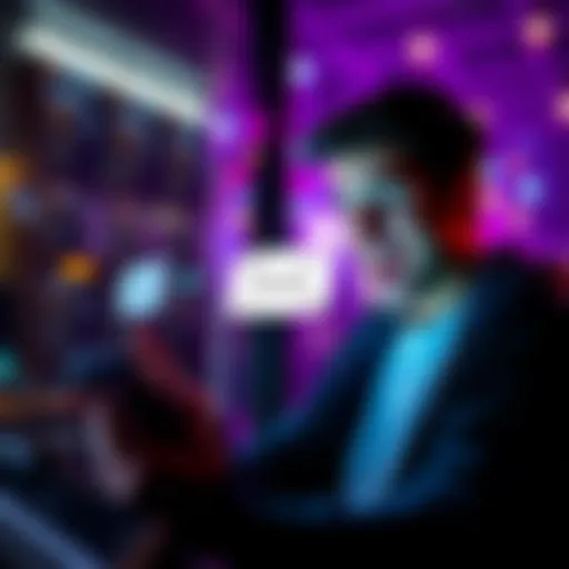 Person looking at an email on a smartphone, excited about a subscription bonus