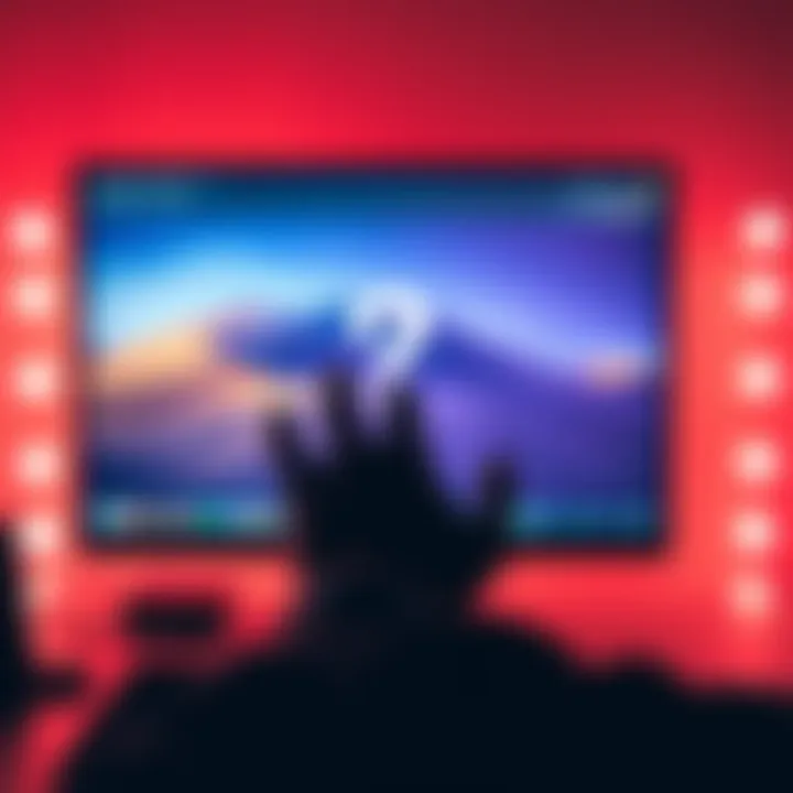 Person looking at a computer screen with a question mark about a website requiring a deposit