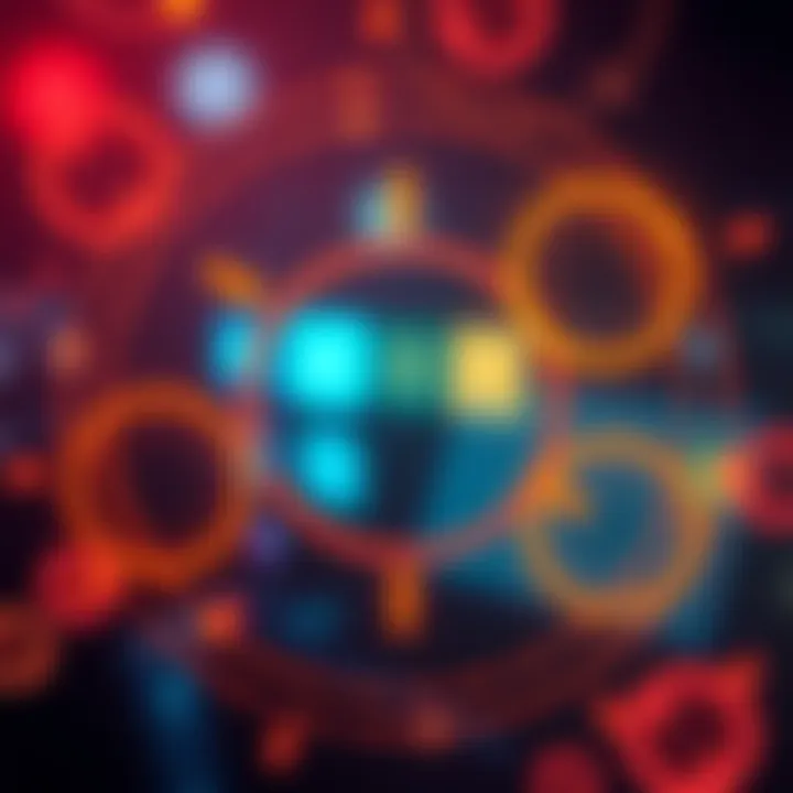 A graphic showing several circled numbers with arrows indicating their meanings in discussions, representing online interactions.