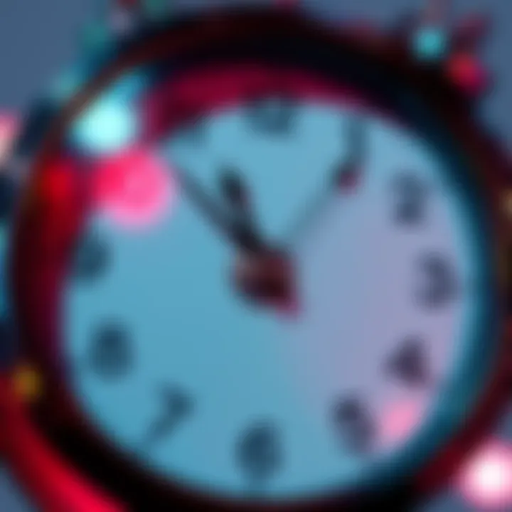 A clock with its hands pointing to eleven, signaling an important event.
