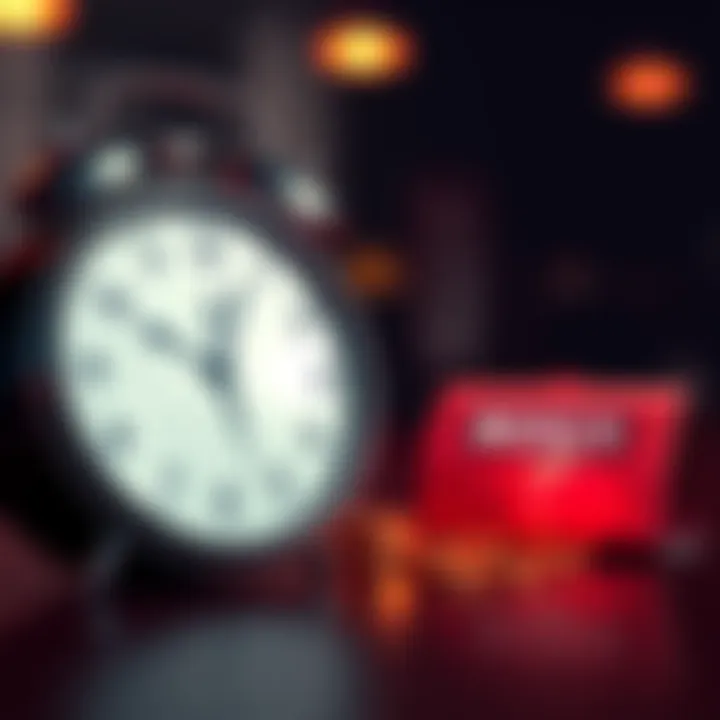 A clock next to an email showing betting bonus information, symbolizing the wait for bonus credit.