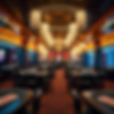 A view of the Resorts World Las Vegas poker room with closed signs on tables, symbolizing its upcoming closure.