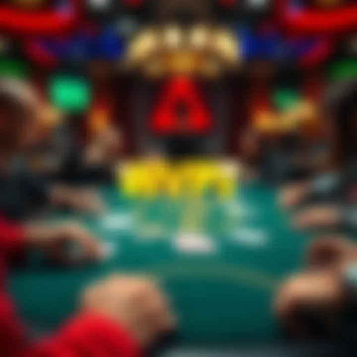 A poker table at Club WPT showing players and cards, with emphasis on the option to reveal an opponent's hand for 2 bbs.