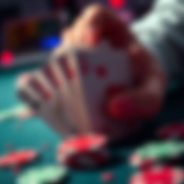 Graphic showing poker hands with statistics about player performance after RNG update on Coinpoker.