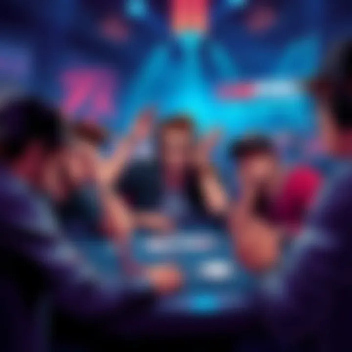 Illustration showing frustrated players reacting to the removal of cent rolls and satellites on CoinPoker